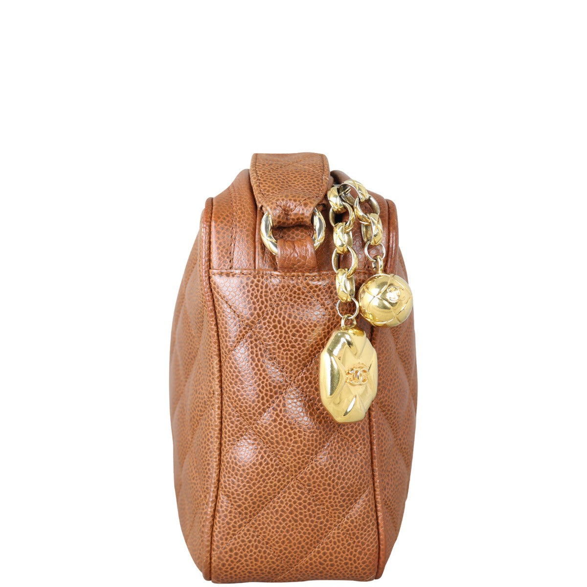 Chanel CC Quilted Camera Bag Side