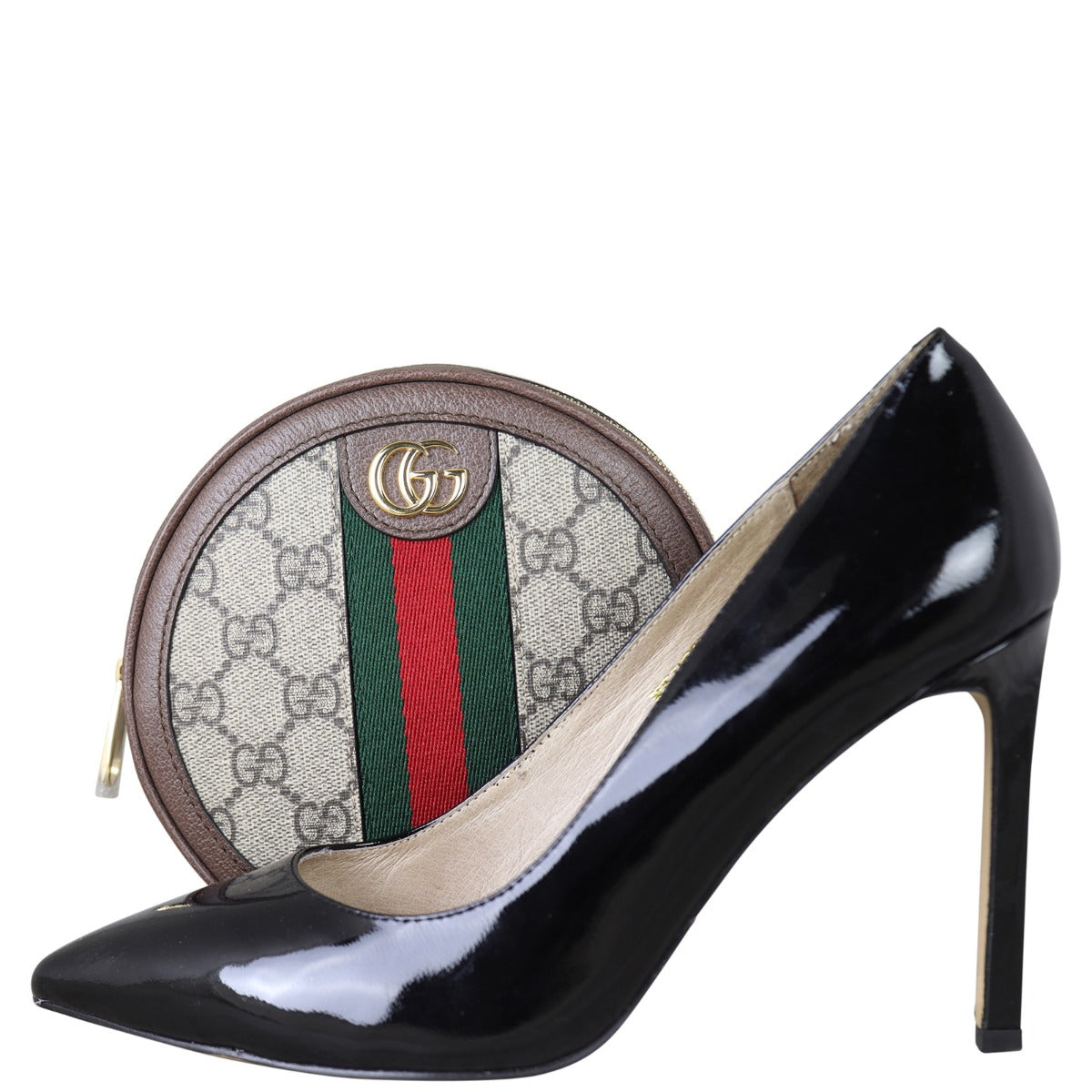 Gucci GG Supreme Ophidia Round Backpack Mini Shoe