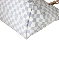 Louis Vuitton Iena MM Damier Azur Corner Close Up