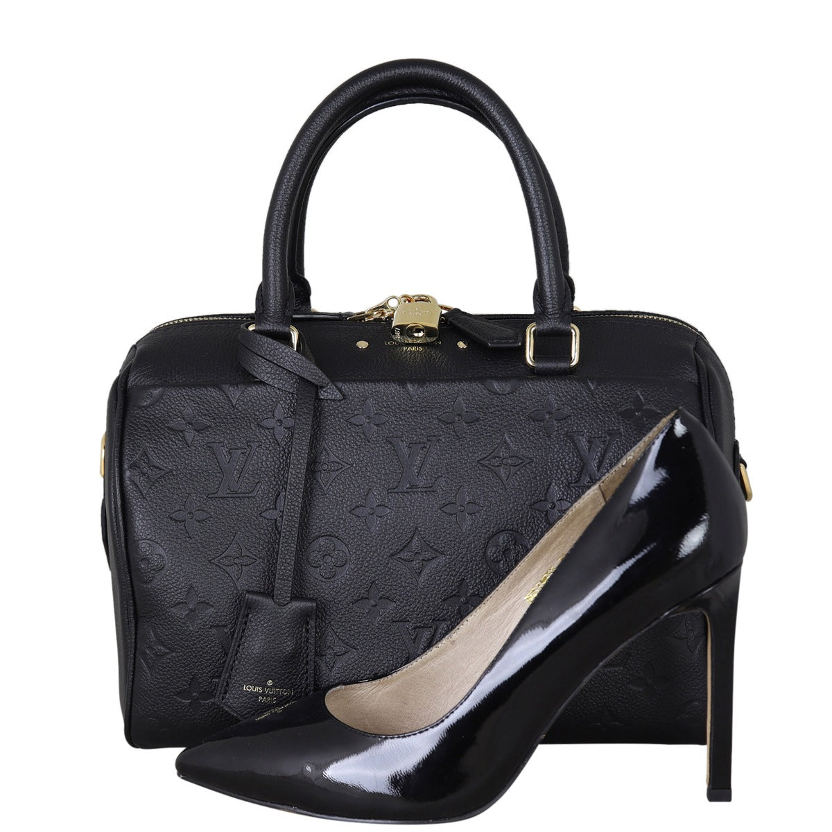 Louis Vuitton Speedy 25 Bandouliere Monogram Empreinte Shoe