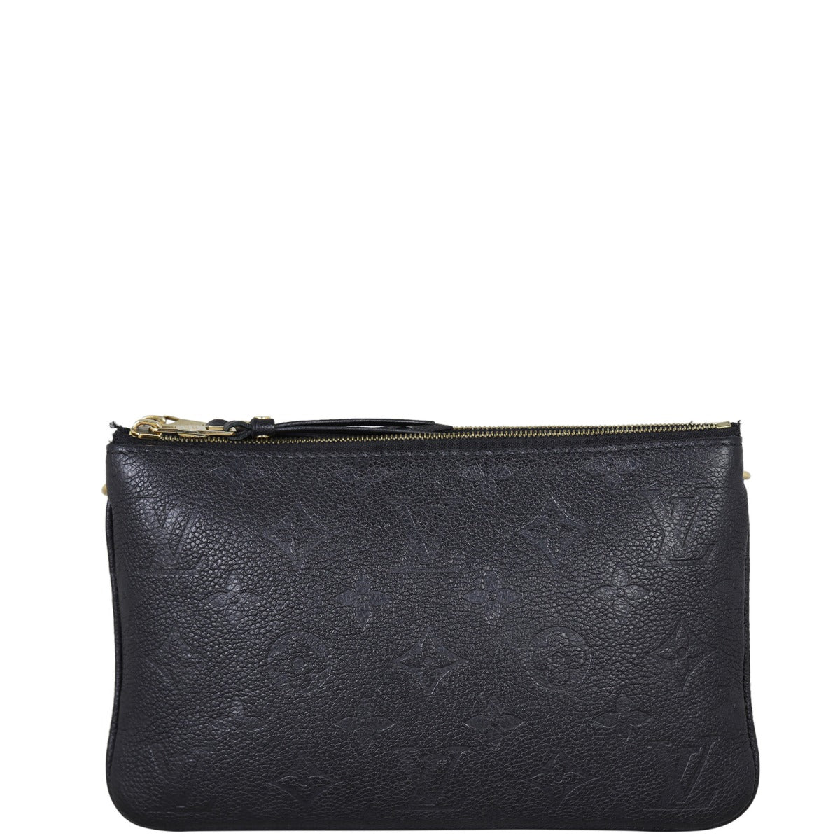 Louis Vuitton Double Zip Pochette Monogram Empreinte (with additional strap) Front
