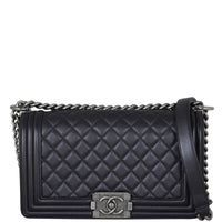 Chanel Boy Old Medium Front With Strap