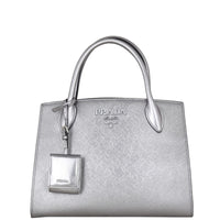 Prada Saffiano Cuir Monochrome Medium Bag Front