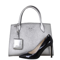 Prada Saffiano Cuir Monochrome Medium Bag Shoe