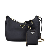 Prada Re-edition 2005 Saffiano Shoulder Bag Front With Strap