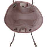 Chanel Deauville Small Tote Whole Interior