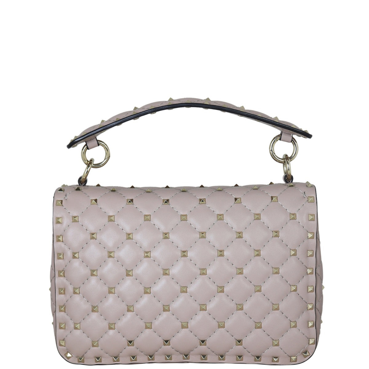 Valentino Rockstud Spike Medium Shoulder Bag Back