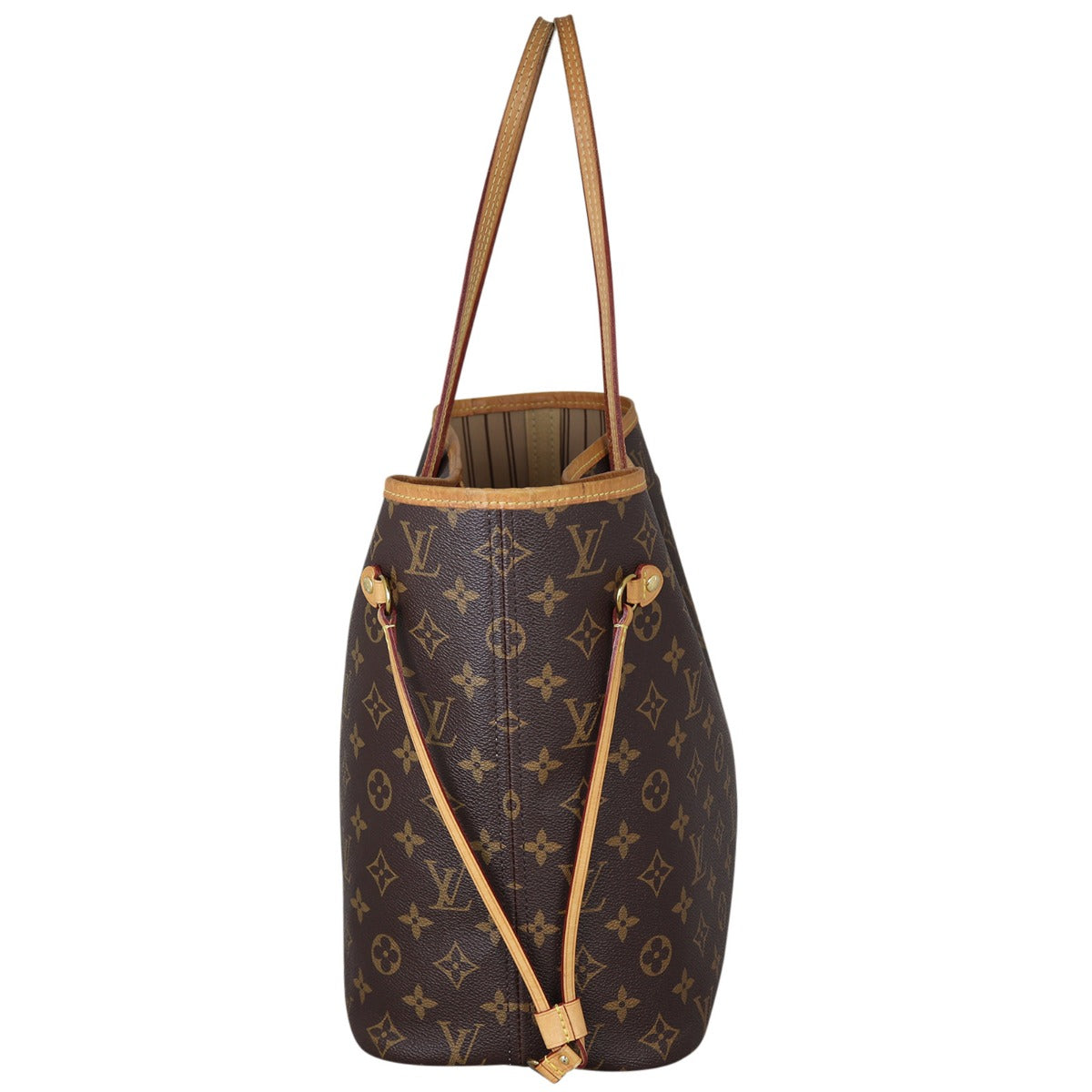Louis Vuitton Neverfull MM Monogram Side