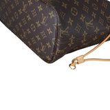 Louis Vuitton Neverfull MM Monogram Corner Close Up