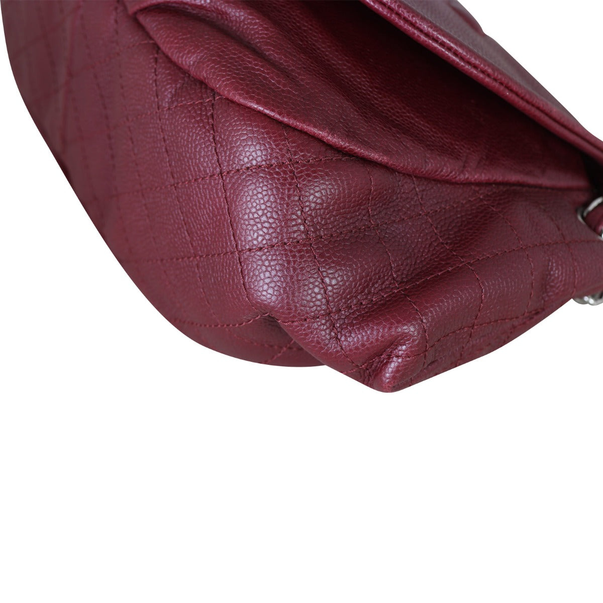 Chanel Timeless Half Moon Flap Bag Corner Closeup 