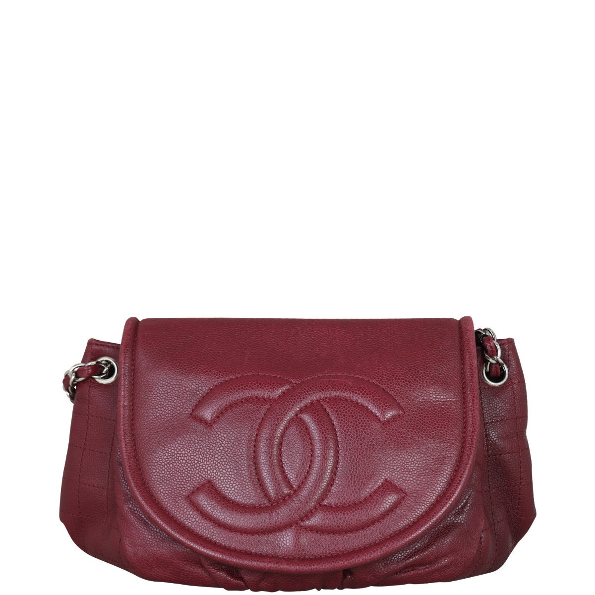 Chanel Timeless Half Moon Flap Bag Front