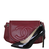 Chanel Timeless Half Moon Flap Bag Shoe