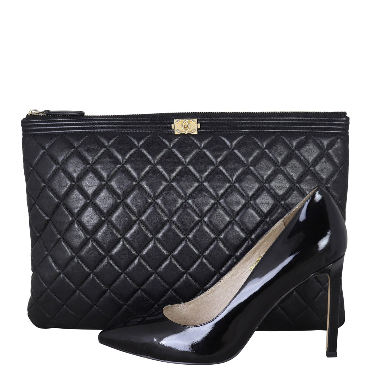 Chanel Boy O-Case Large Shoe