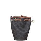 Celine Triomphe Bucket Bag Small Back
