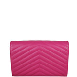 Saint Laurent Cassandre Chain Wallet Back