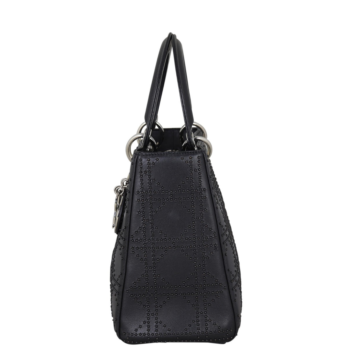 Dior Lady Dior Medium Studded Side