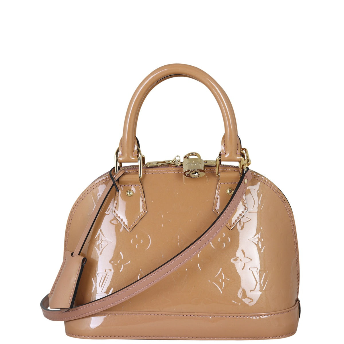 Louis Vuitton Alma BB Monogram Vernis Front With Strap
