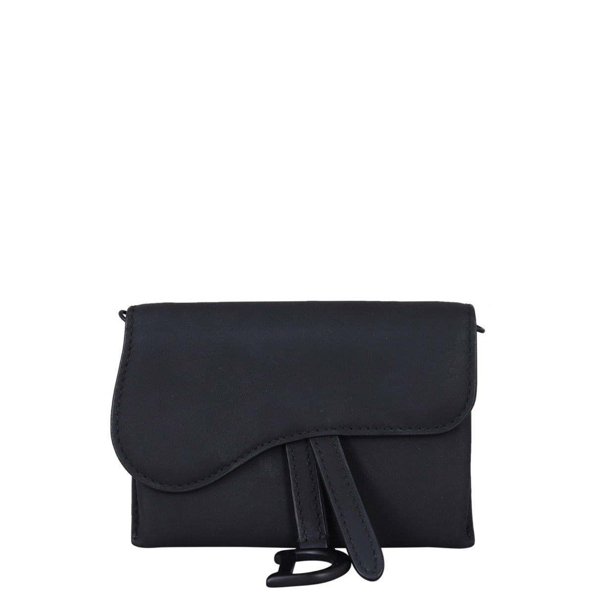 Dior Ultramatte Saddle Pouch Nano Front