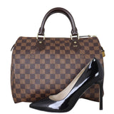 Louis Vuitton Speedy 30 Damier Ebene Shoe
