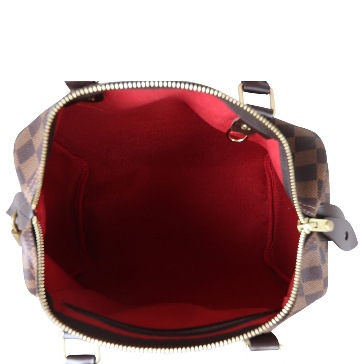 Louis Vuitton Speedy 30 Damier Ebene Whole Interior