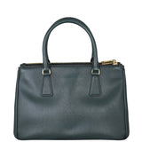 Prada Saffiano Lux Galleria Double Zip Tote Small Back
