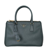 Prada Saffiano Lux Galleria Double Zip Tote Small Front