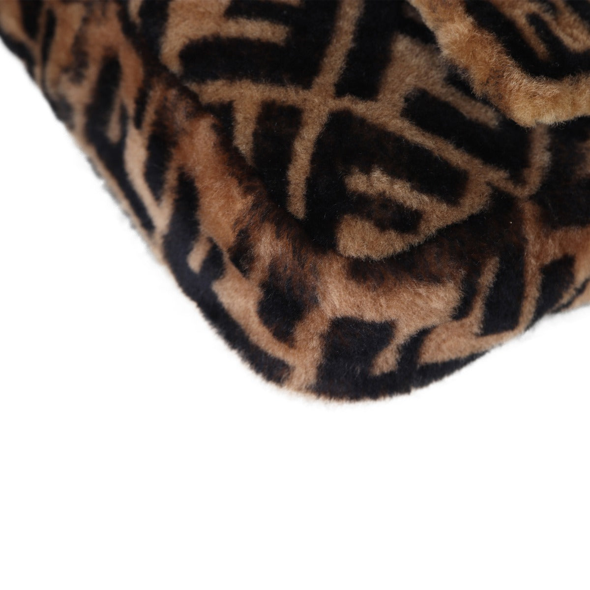 Fendi Baguette Bag Sheepskin Corner Close Up
