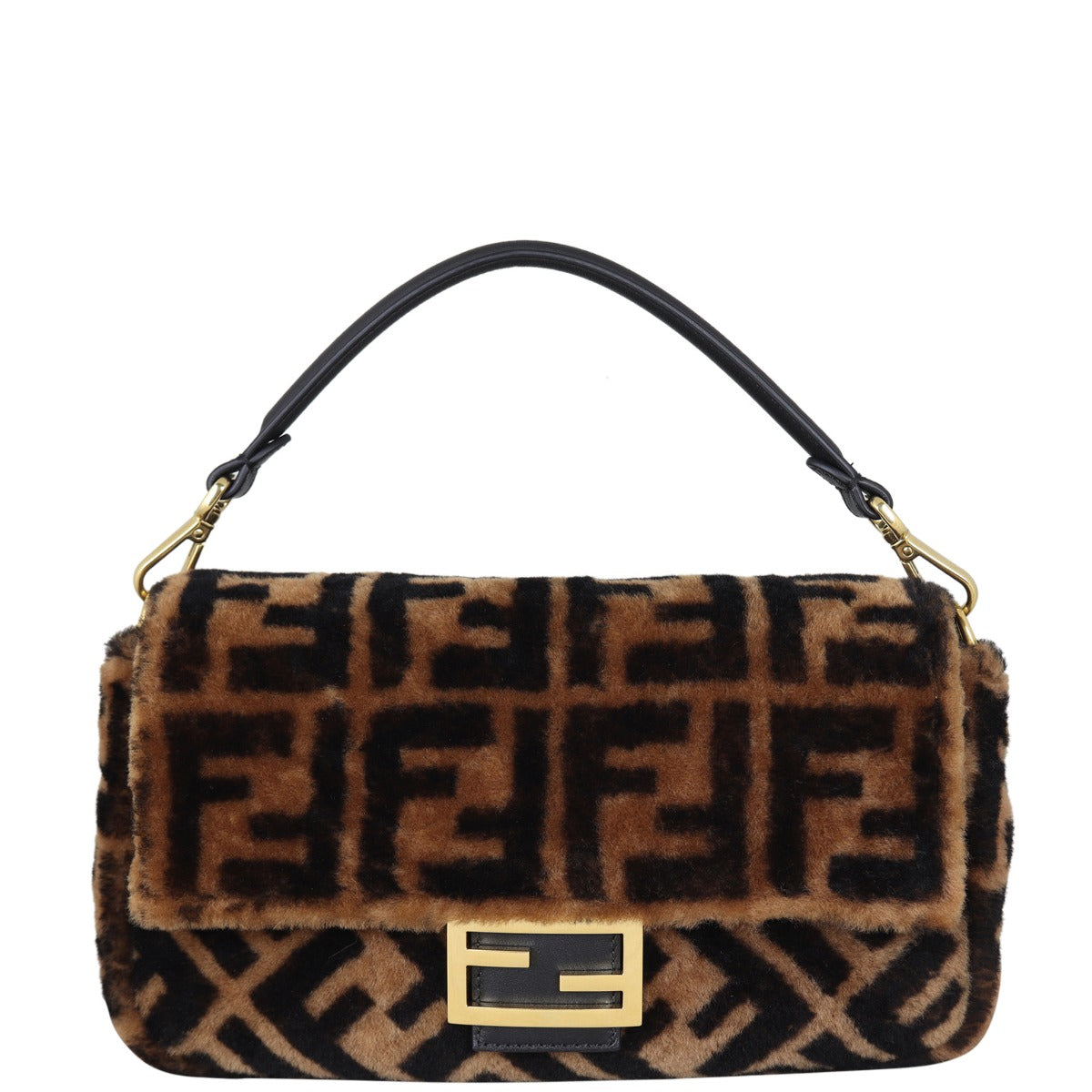 Fendi Baguette Bag Sheepskin Front