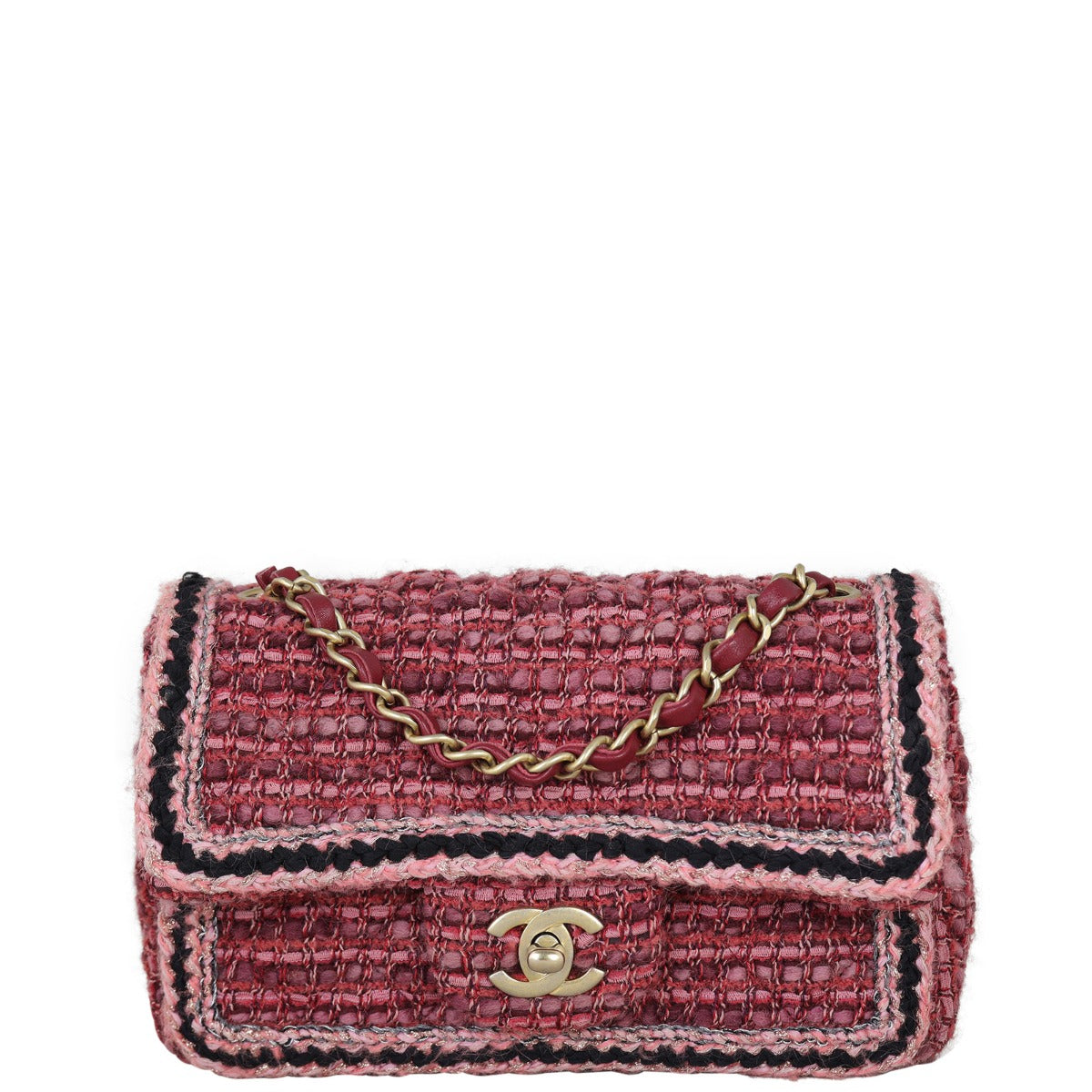 Chanel Tweed Braid Flap Bag Mini Rectangular – Luxe.It.Fwd