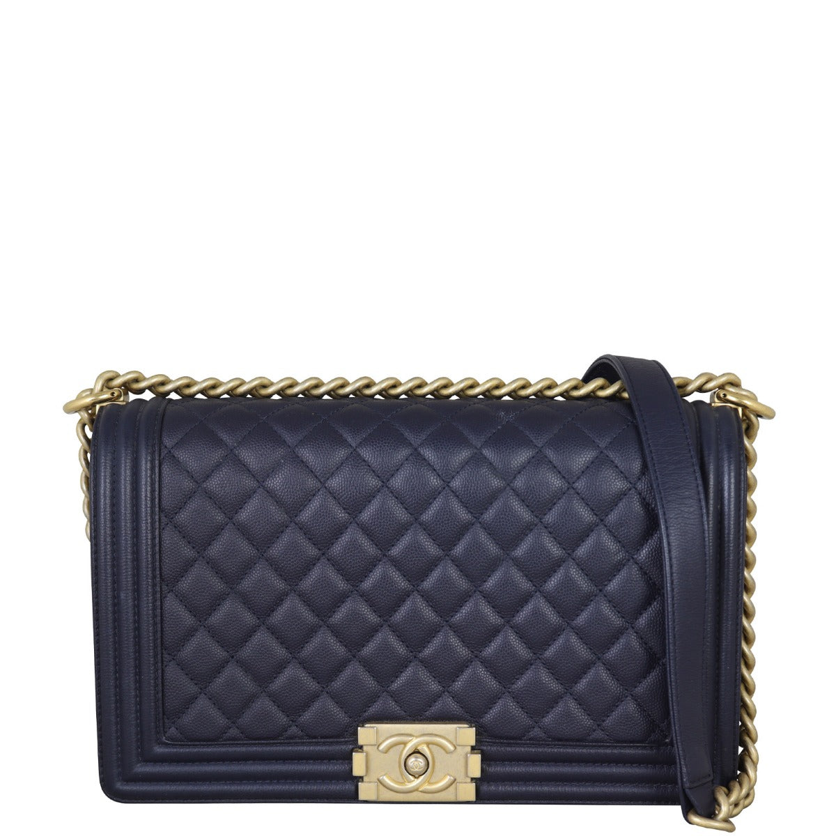 Chanel Boy New Medium Front With Strap