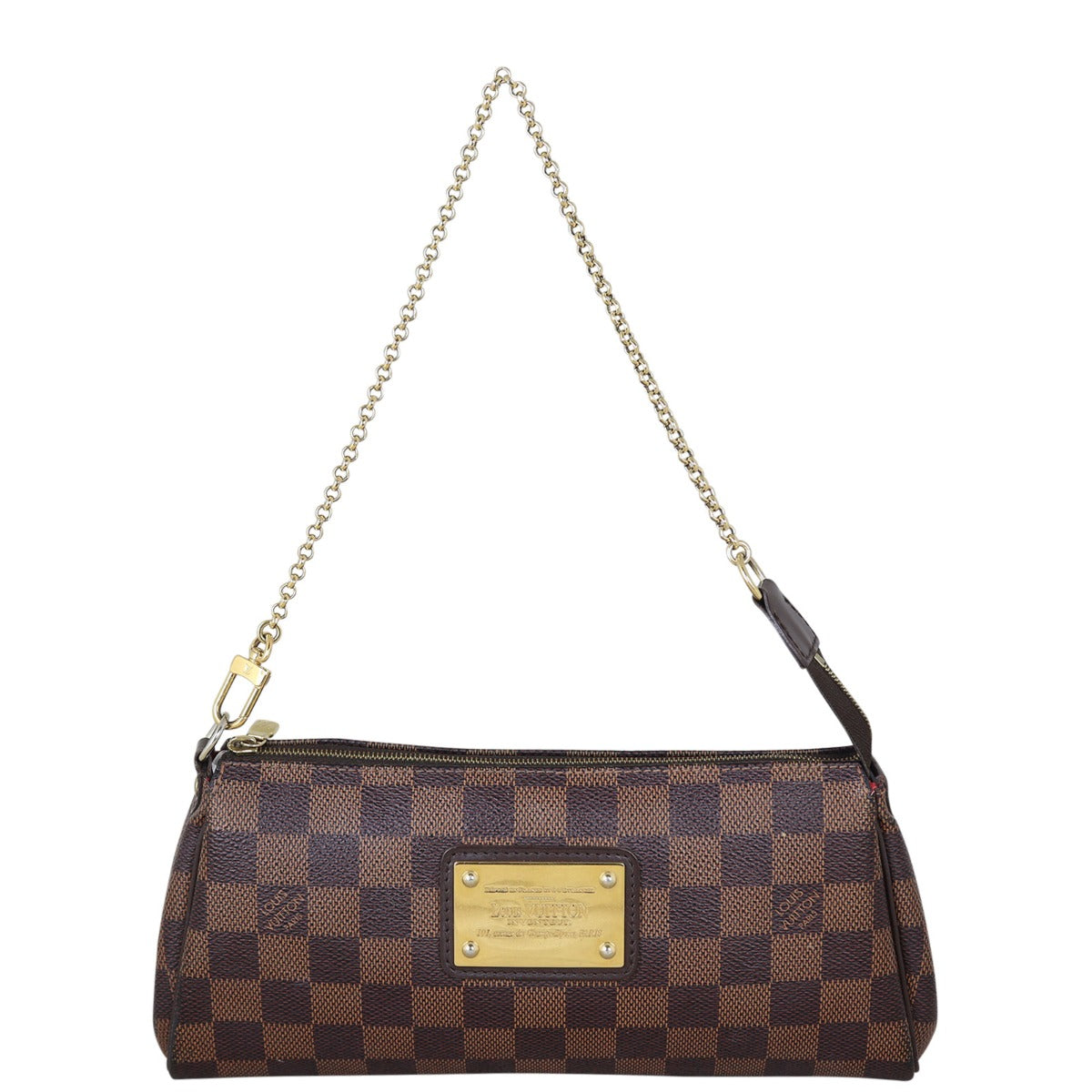 Louis Vuitton Eva Pochette Damier Ebene Front