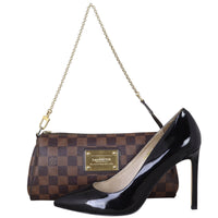 Louis Vuitton Eva Pochette Damier Ebene Shoe
