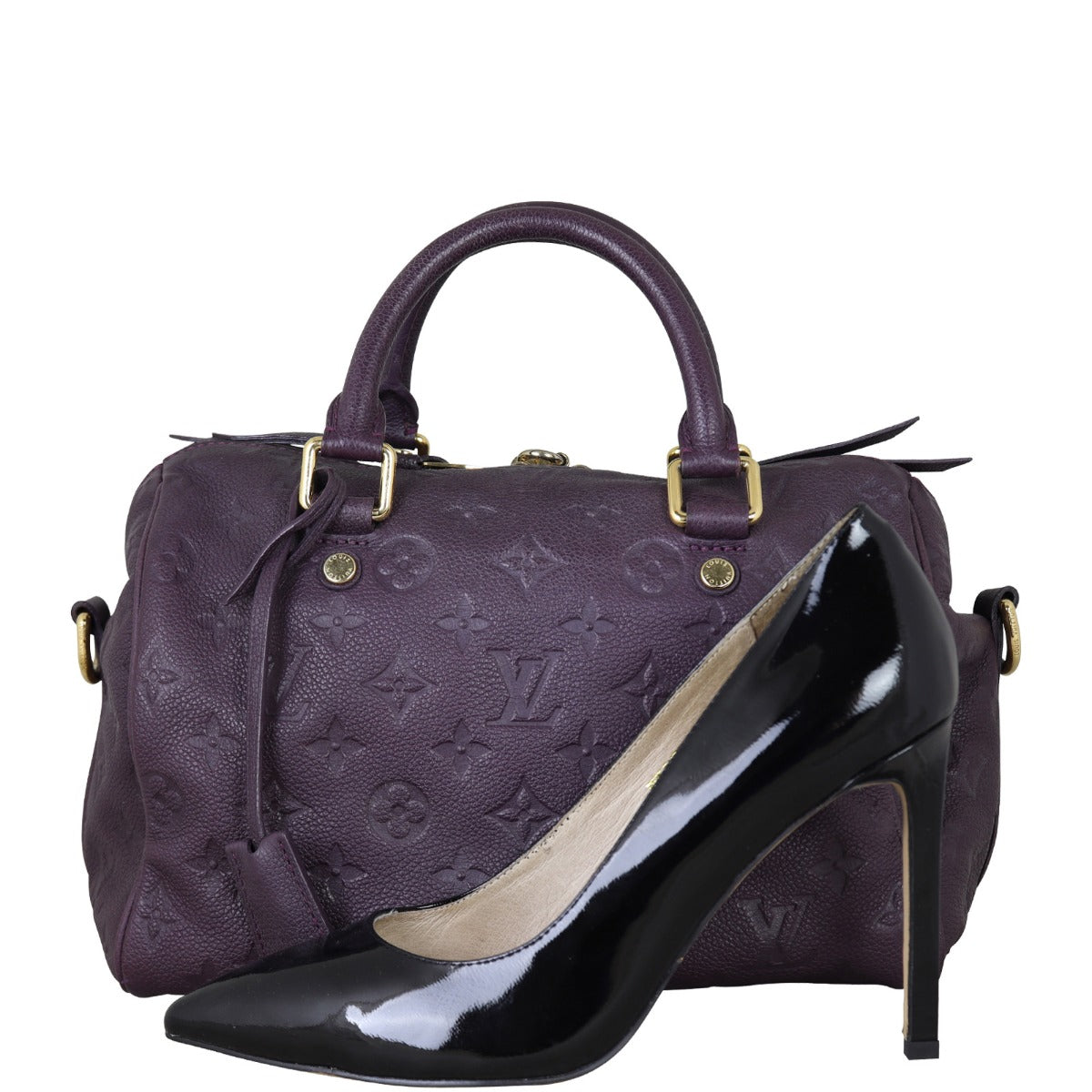 Louis Vuitton Speedy 25 Bandouliere Monogram Empreinte Shoe