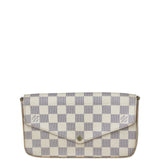 Louis Vuitton Pochette Felicie Damier Azur Front
