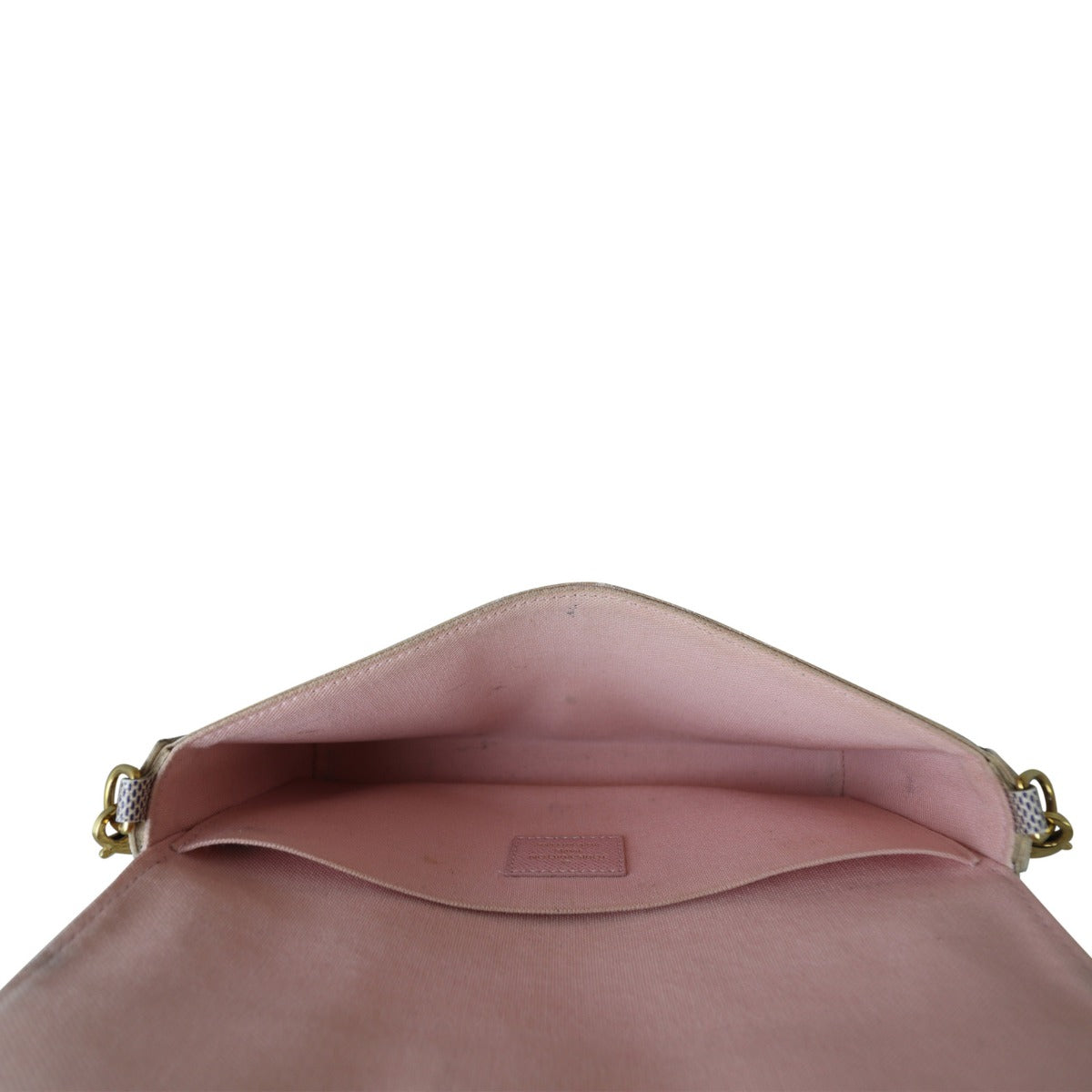 Louis Vuitton Pochette Felicie Damier Azur Whole Interior