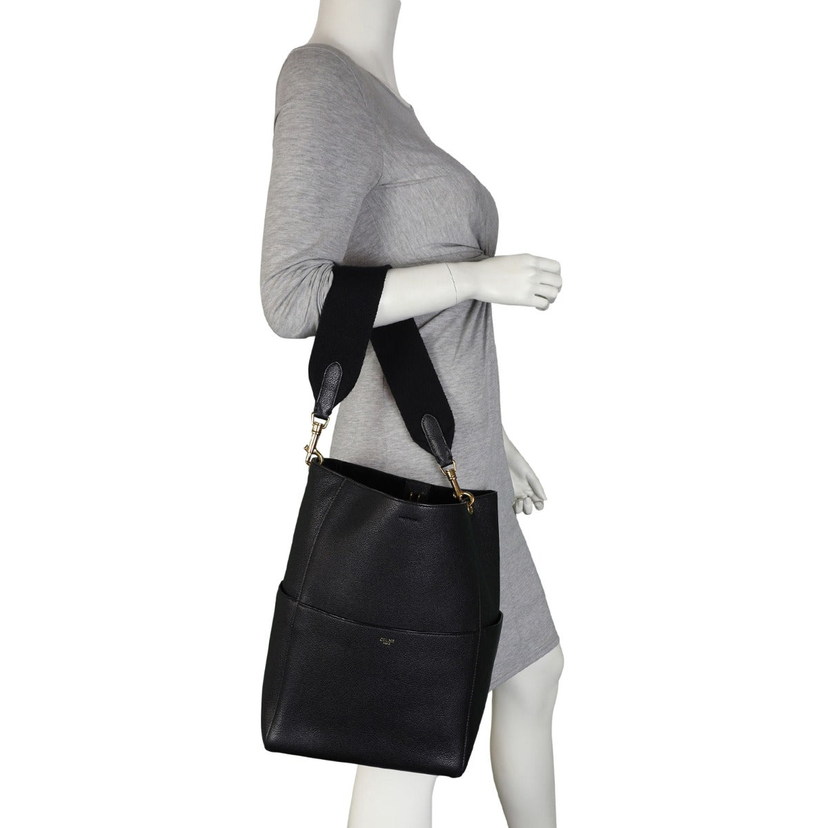 Celine Seau Sangle Bucket Bag Mannequin