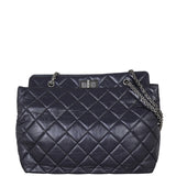Chanel Reissue 2.55 Shopping Tote Front With Chain