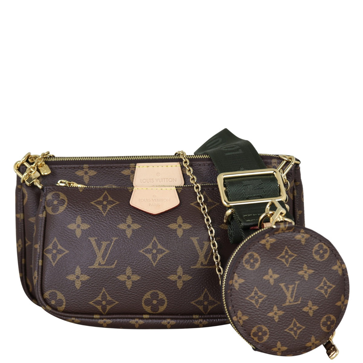 Louis Vuitton Multi Pochette Accessoires Monogram Front With Pouch