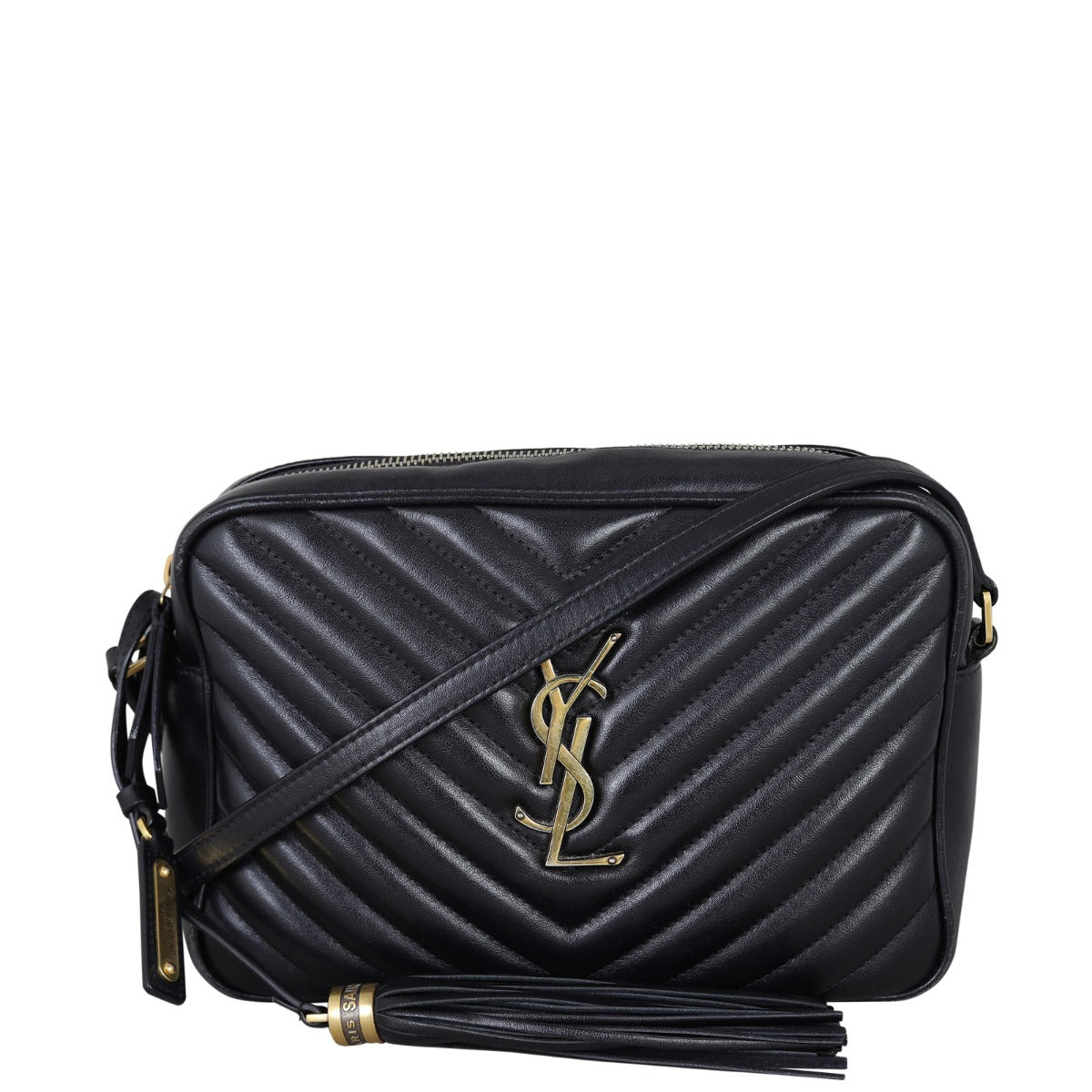 Saint Laurent Lou Camera Bag Front With Strap