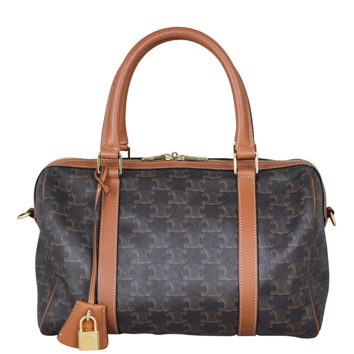 Celine Triomphe Boston Bag Front