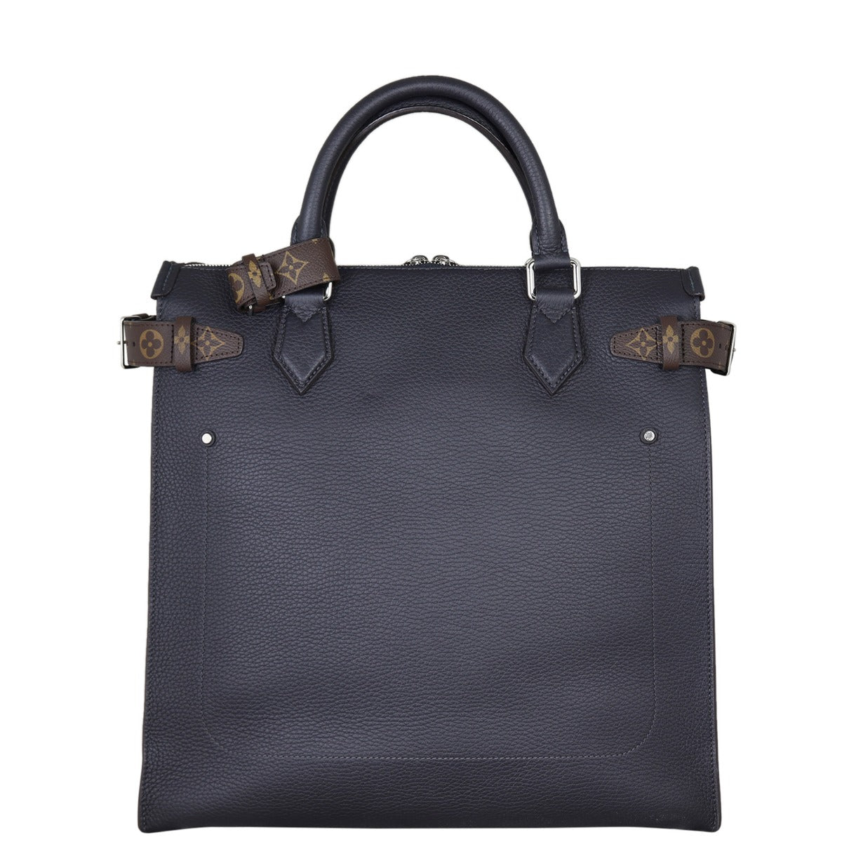 Louis Vuitton North South Zipped Tote Taurillon Back