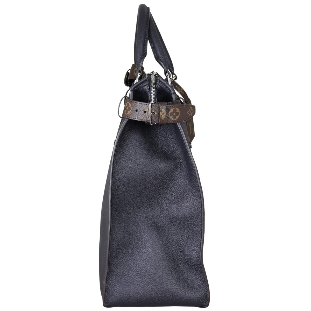 Louis Vuitton North South Zipped Tote Taurillon Side