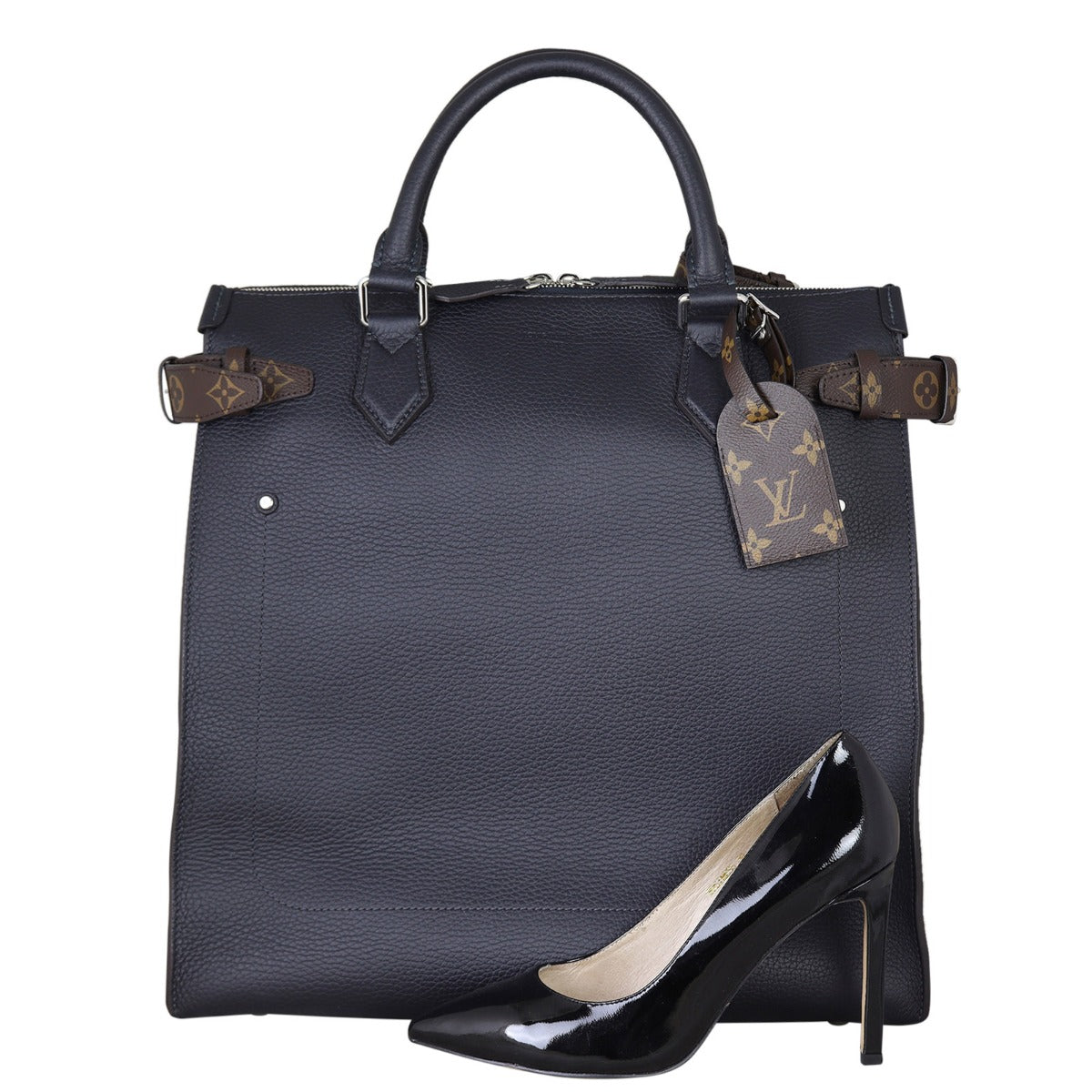 Louis Vuitton North South Zipped Tote Taurillon Shoe