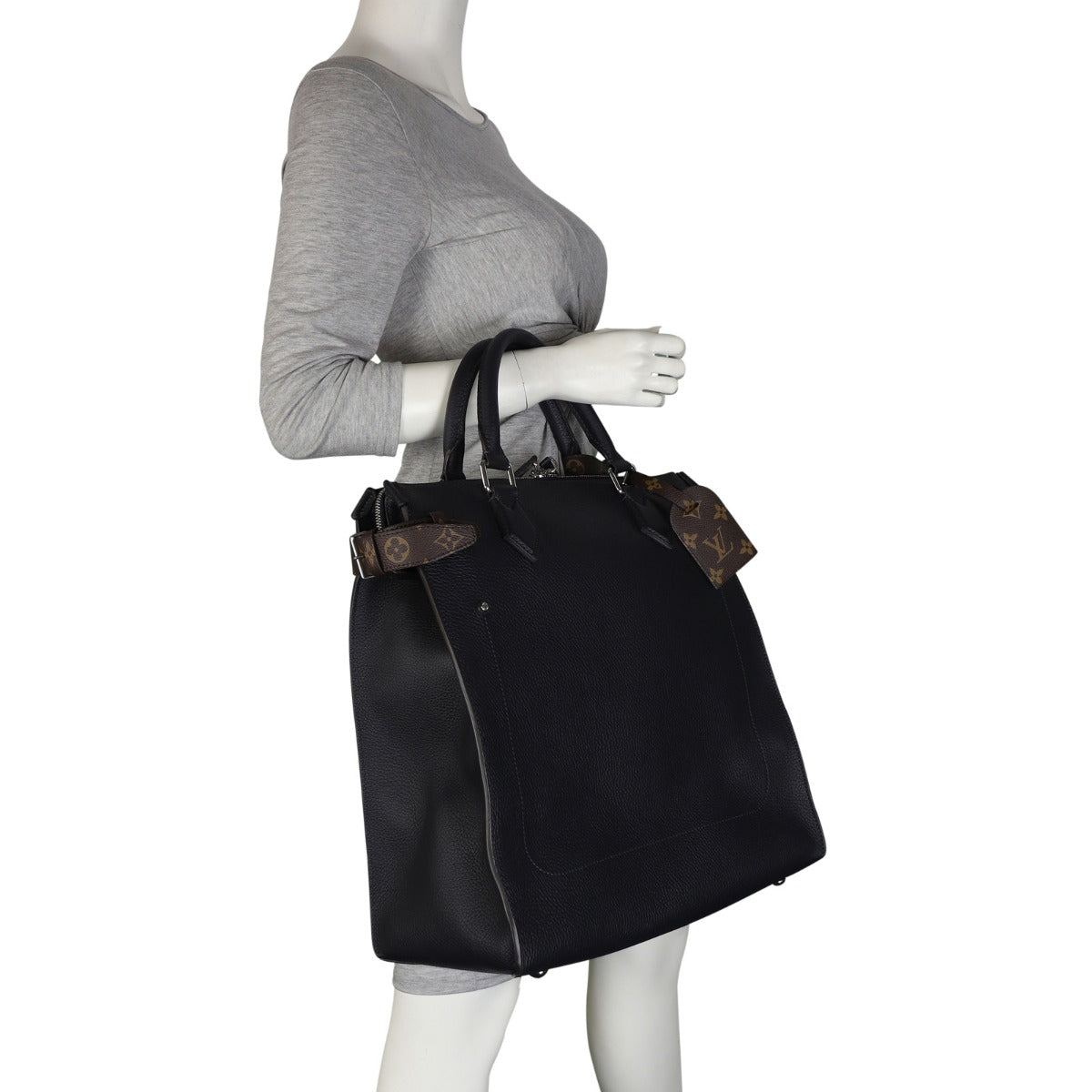 Louis Vuitton North South Zipped Tote Taurillon Mannequin