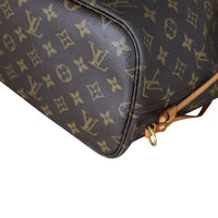 Louis Vuitton Neverfull MM Monogram Corner Close Up