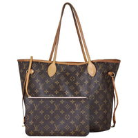 Louis Vuitton Neverfull MM Monogram Front With Pouch