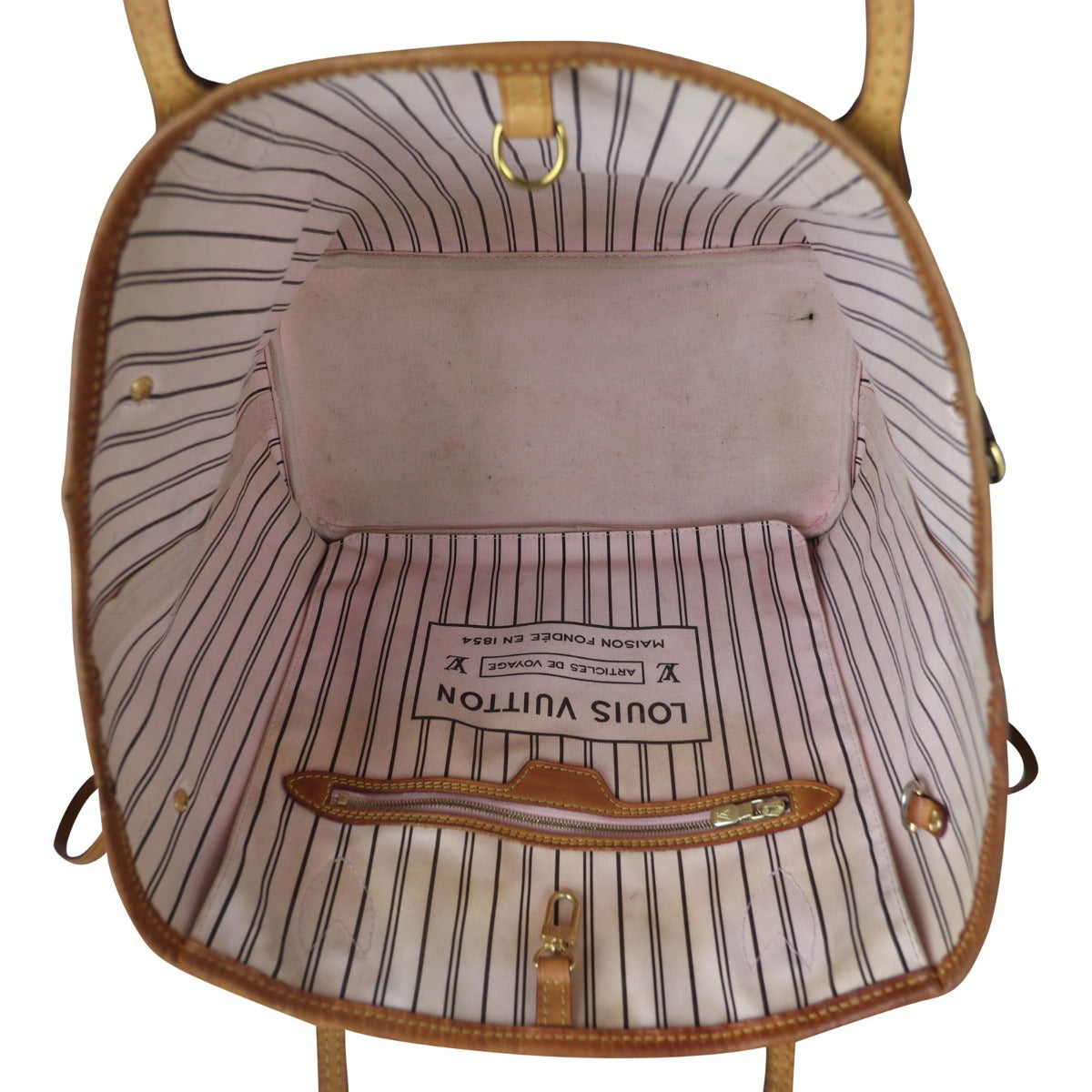 Louis Vuitton Neverfull MM Monogram Whole Interior