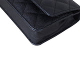 Chanel Classic Wallet on Chain Corner Close Up