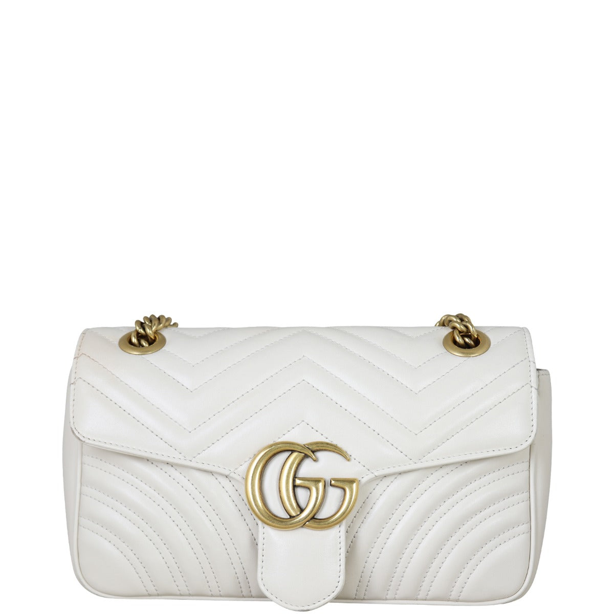 Gucci GG Marmont Matelasse Medium Shoulder Bag Front