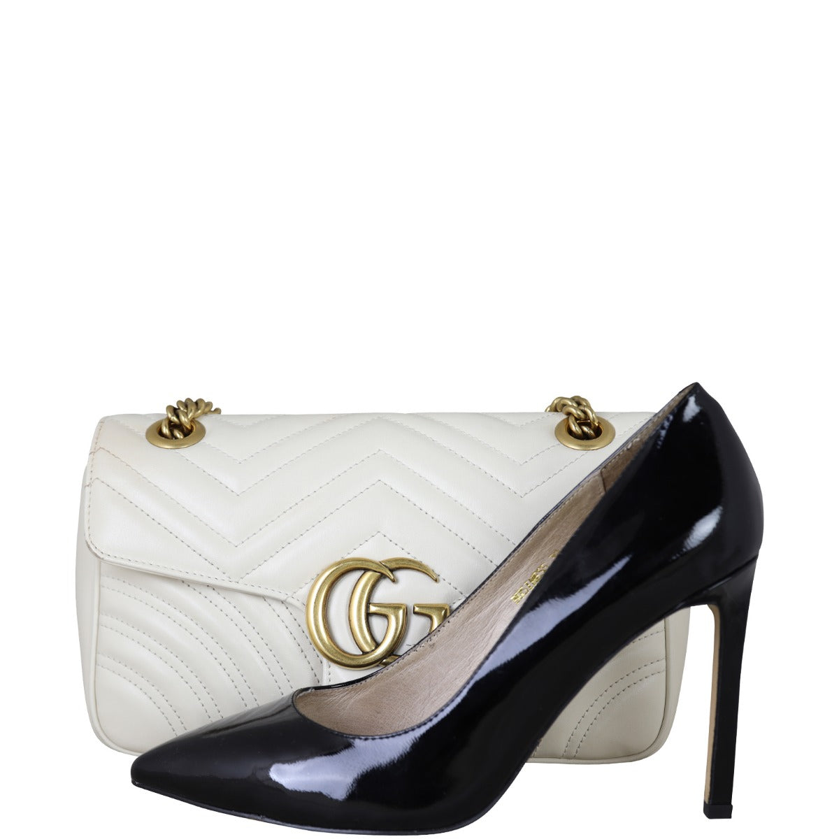 Gucci GG Marmont Matelasse Medium Shoulder Bag Shoe